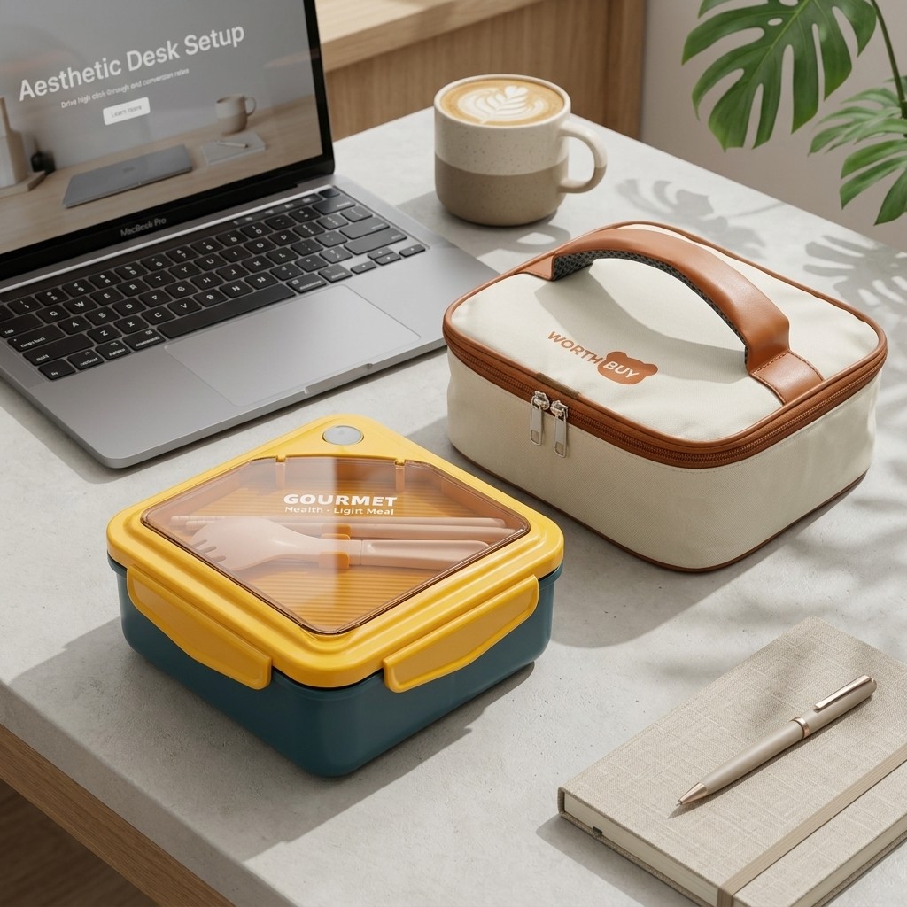 Meal Prep Kinder - Contenitore per Pranzo in Plastica per