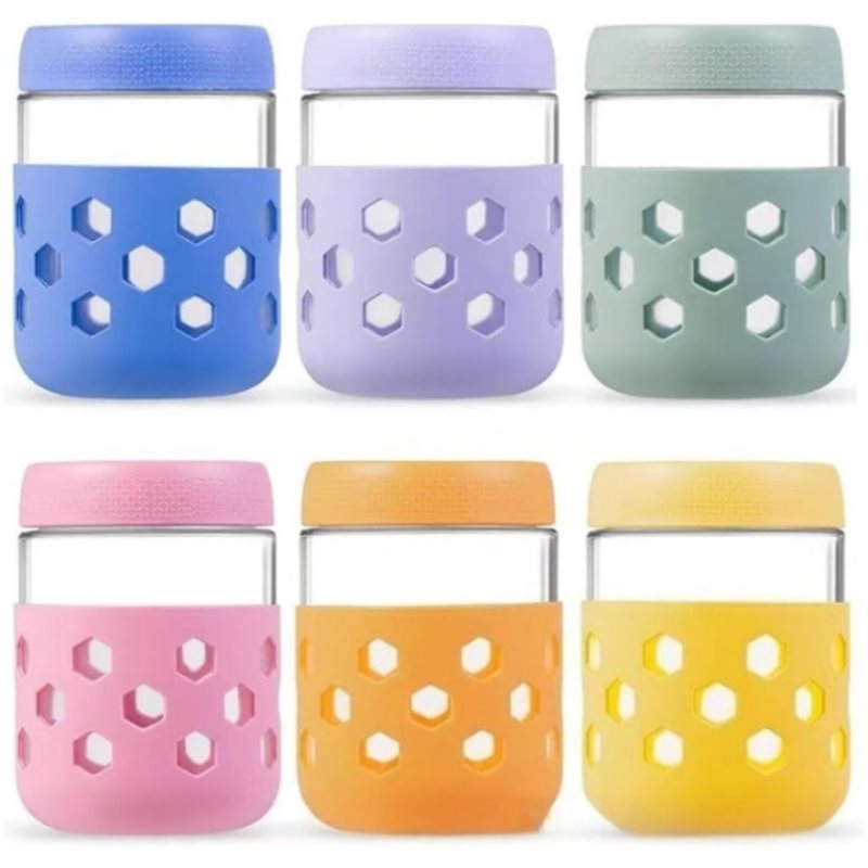 Meal Prep Jars With Lids - Barattoli in vetro A26F con coperchi