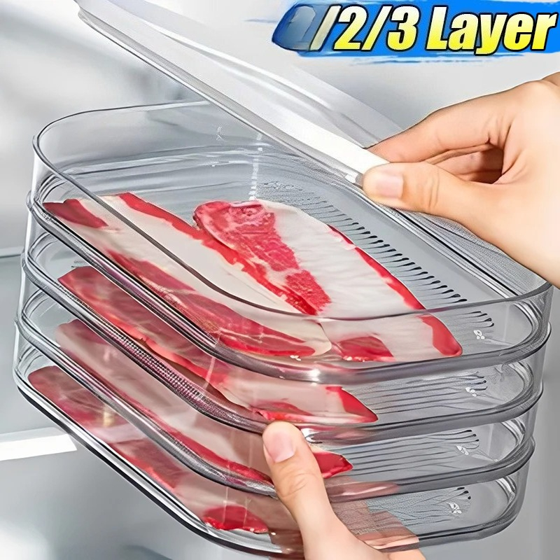 Meal Prep Jars With Lids - Contenitore per Carne da Frigorifero, Contenitore