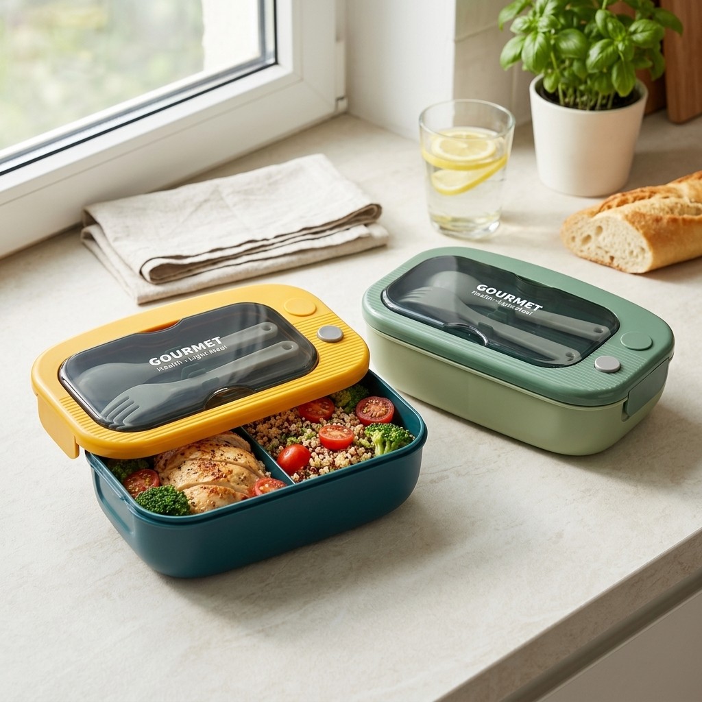 Meal Prep Kinder - Contenitore per Pranzo in Plastica per