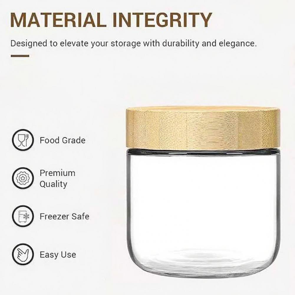 Meal Prep Jars With Lids - Barattoli per la conservazione in cucina,