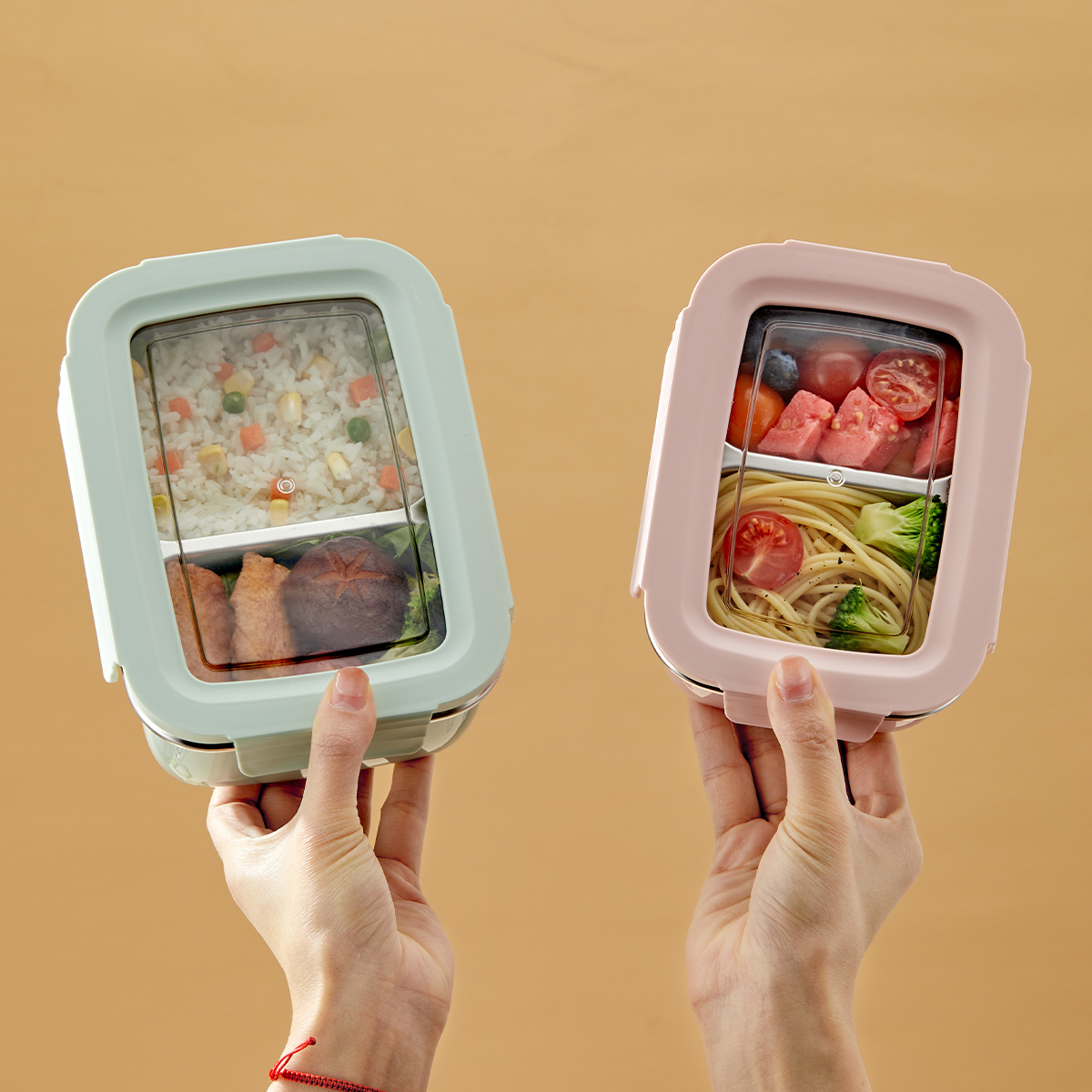 Meal Prep Glass Containers - Contenitore per il pranzo con scomparto