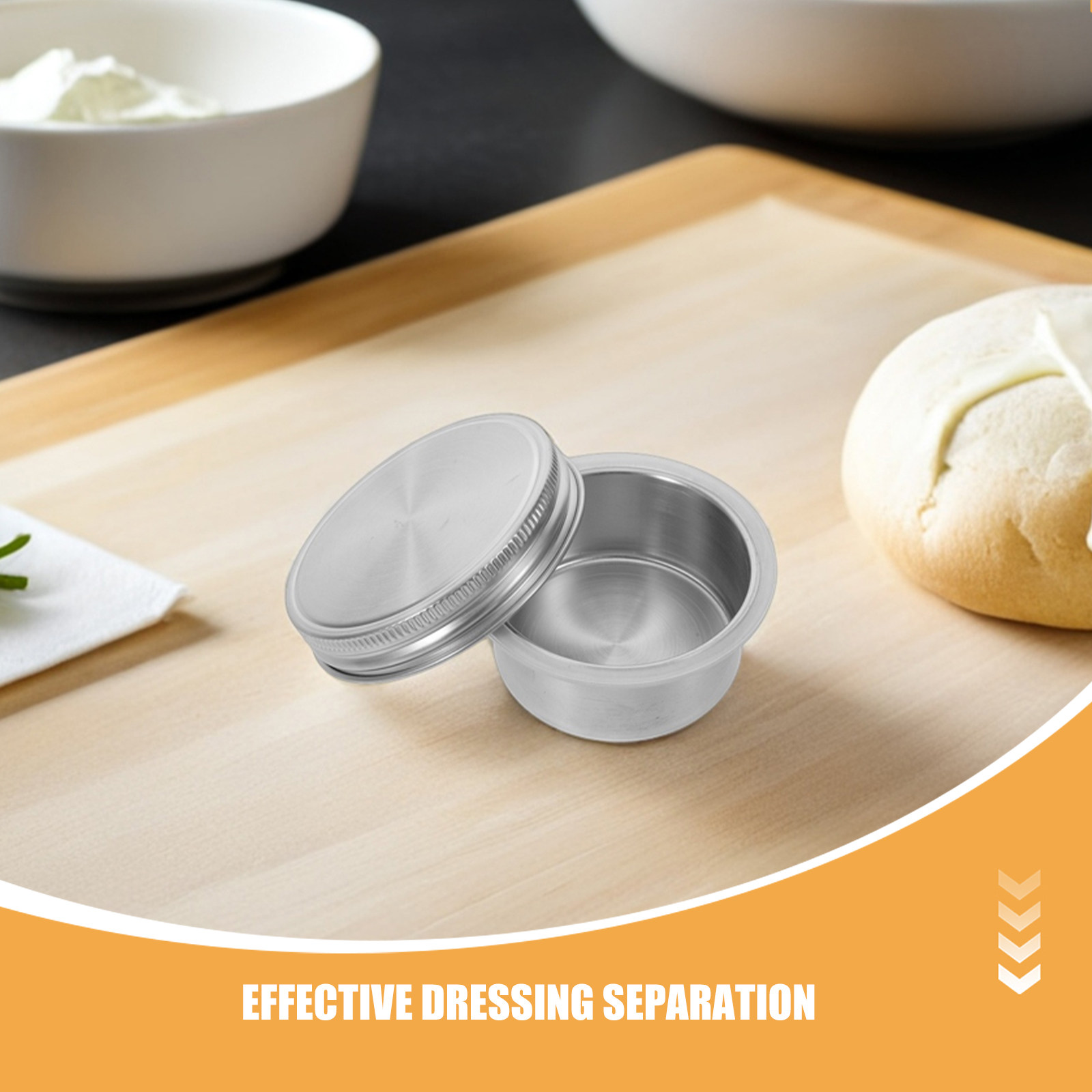 Meal Prep Jars With Lids - Contenitori Riutilizzabili in Acciaio Inox per