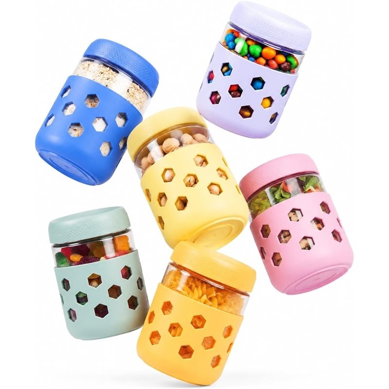 Barattoli in vetro morbido con - Meal Prep Jars With Lids recensione e prezzo