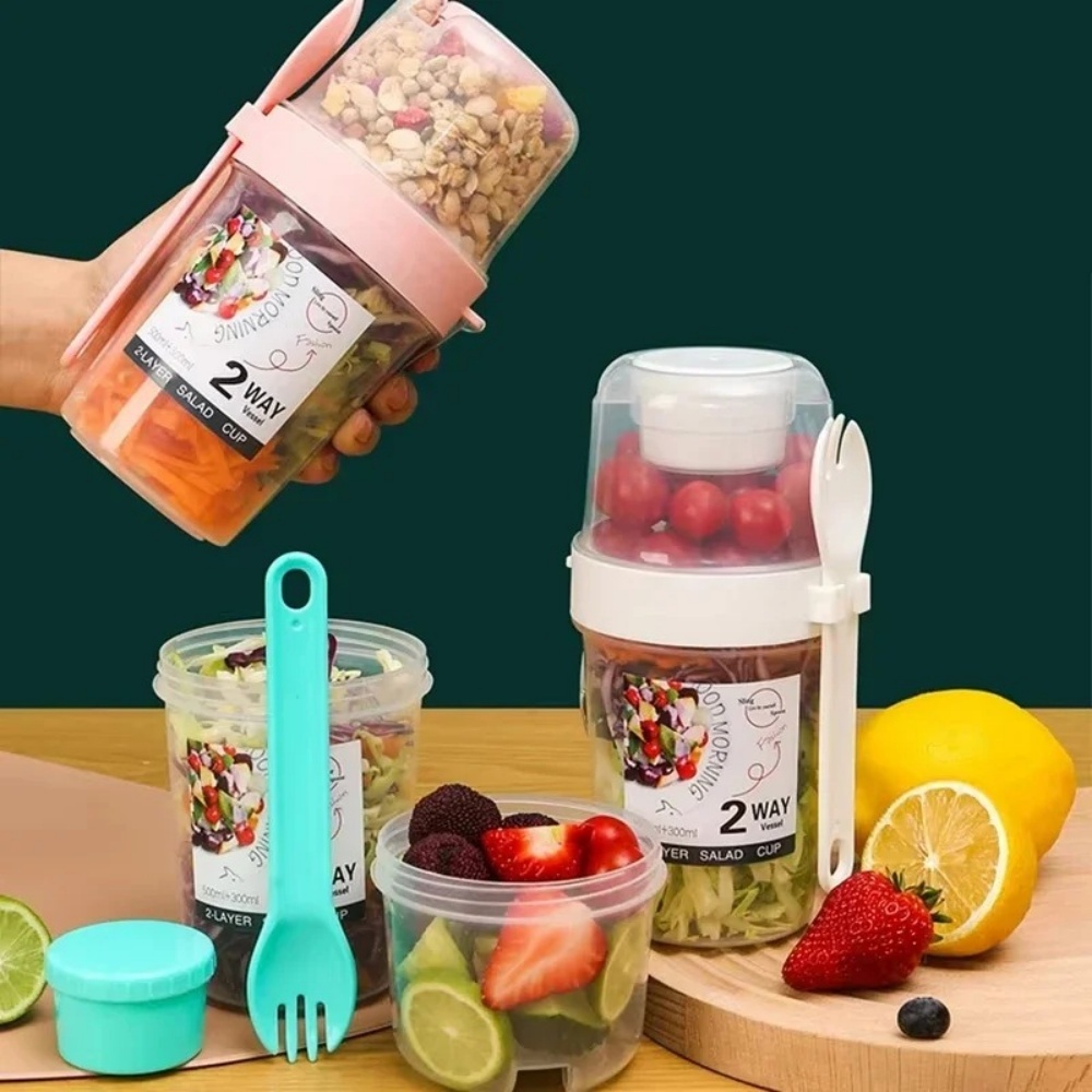 Tazza per insalata portatile T - Meal Prep Glass Containers recensione e prezzo