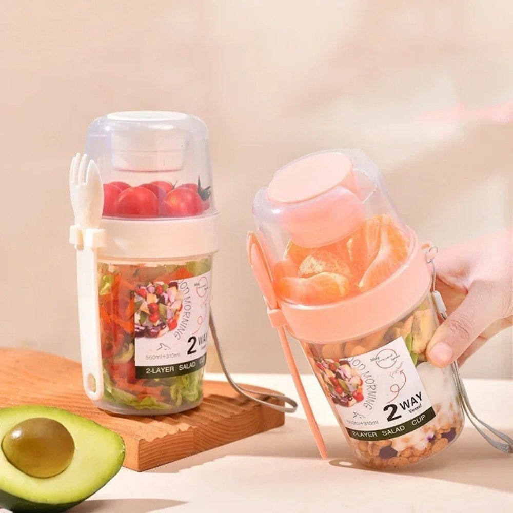 Tazza per insalata portatile T - Meal Prep Glass Containers recensione e prezzo