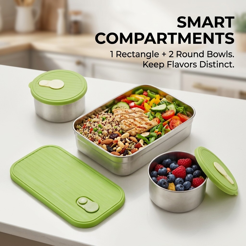 Set di Contenitori per Aliment - Meal Prep Kinder recensione e prezzo