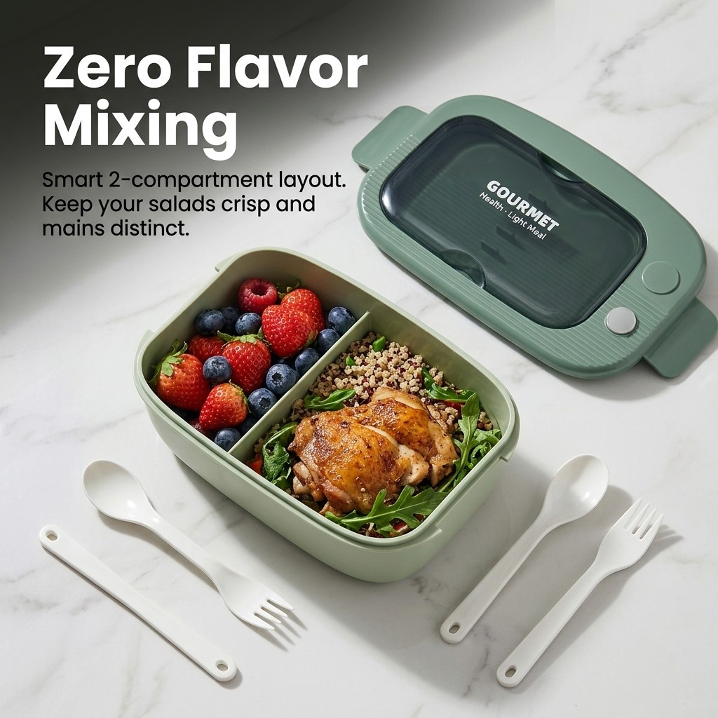 Contenitore per Pranzo in Plas - Meal Prep Kinder recensione e prezzo