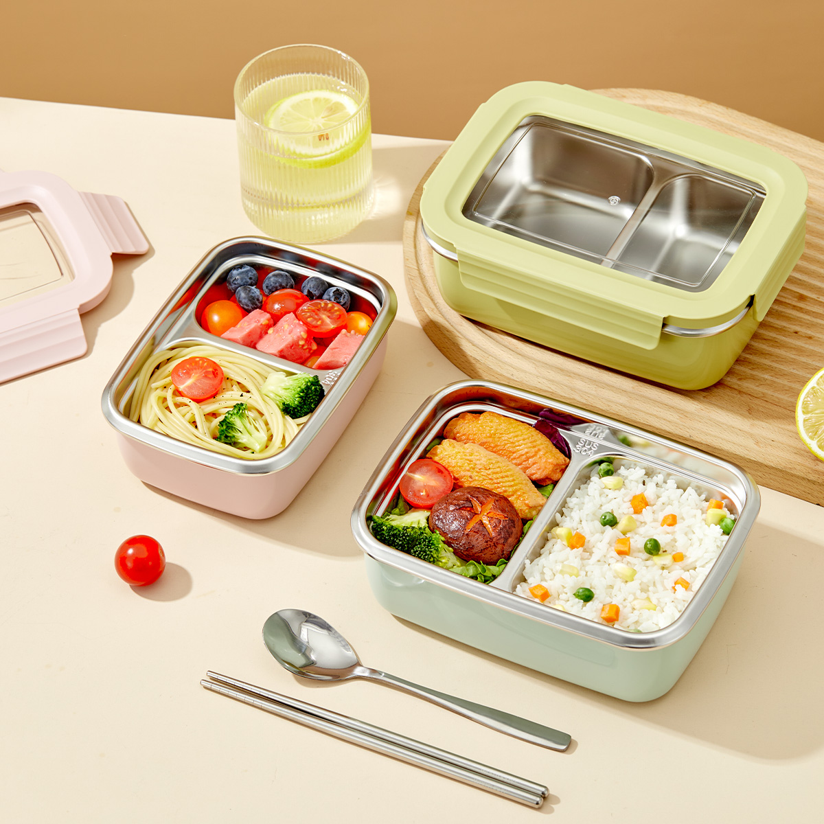 Contenitore per il pranzo con  - Meal Prep Glass Containers recensione e prezzo