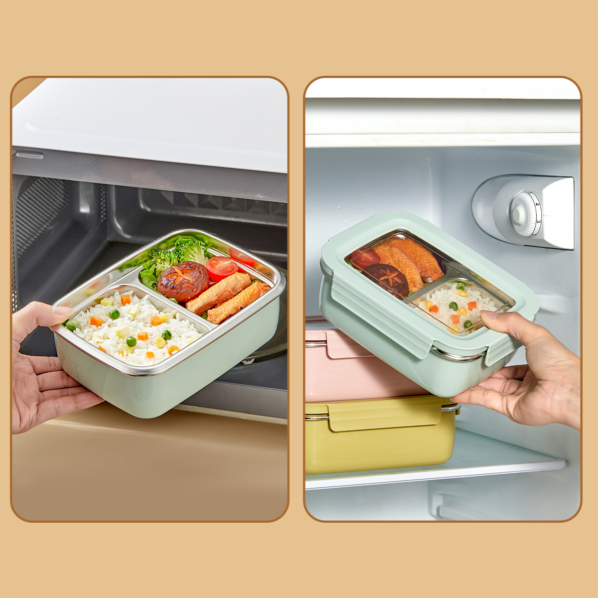 Contenitore per il pranzo con  - Meal Prep Glass Containers recensione e prezzo