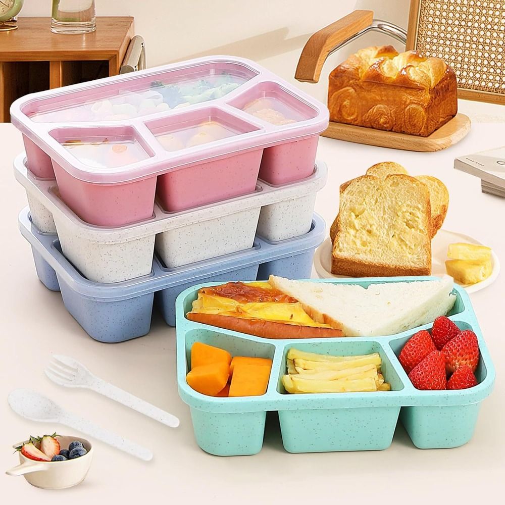 4 scomparti Bento Box per bamb - Meal Prep Kinder recensione e prezzo
