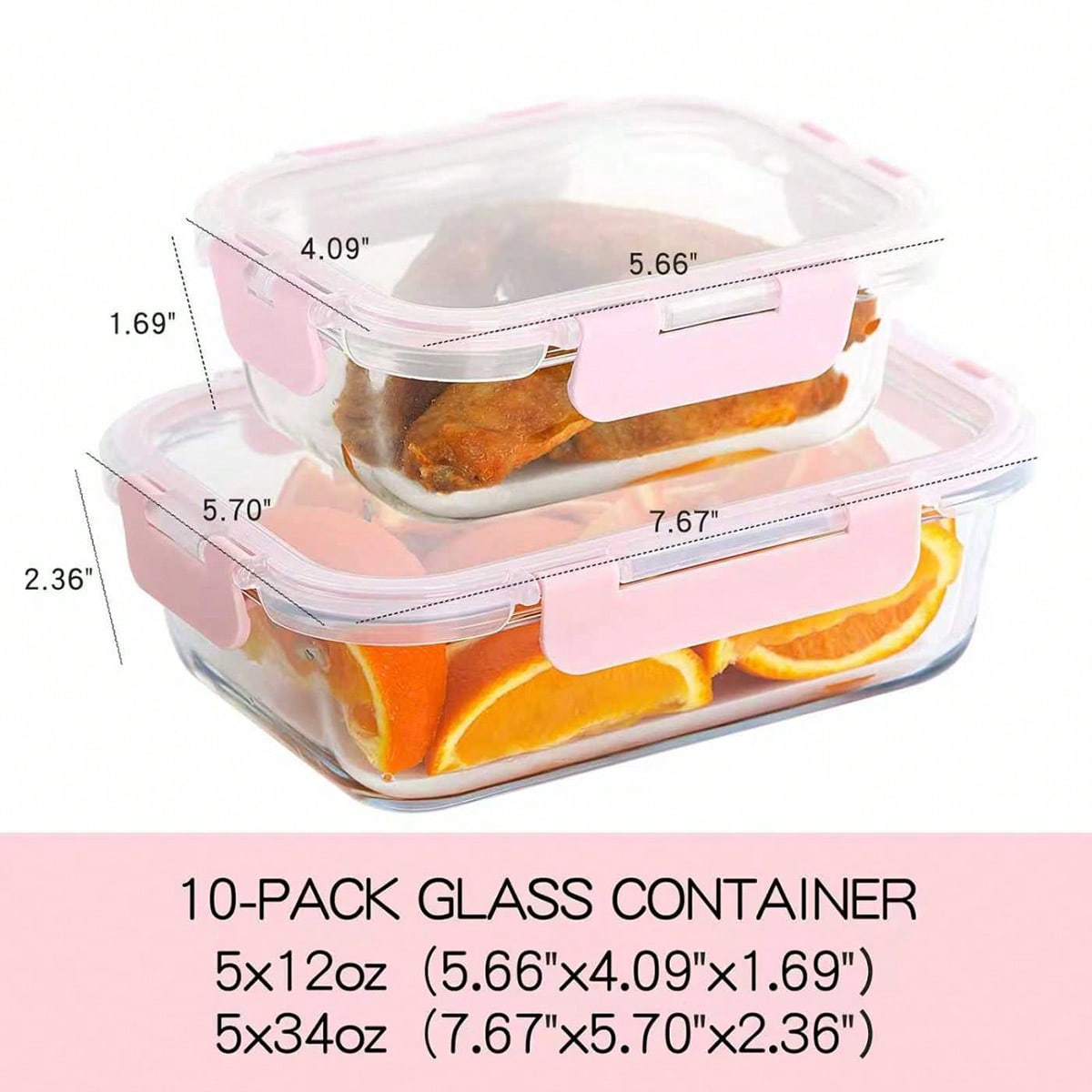 Confezione da 10 contenitori i - Meal Prep Glass Containers recensione e prezzo