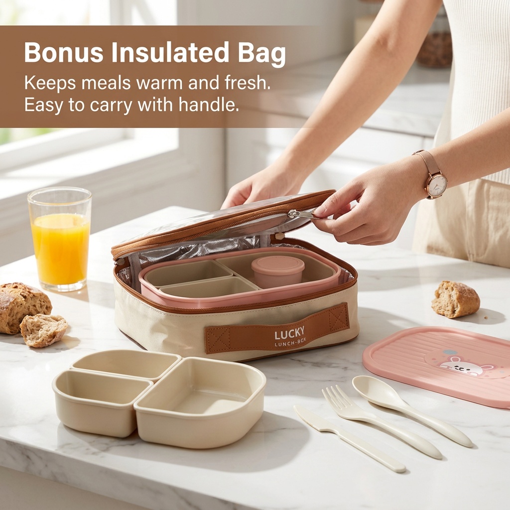 Carino Contenitore per Pranzo  - Meal Prep Kinder recensione e prezzo