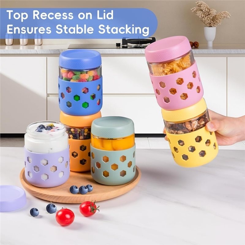 Set di barattoli per Overnight - Meal Prep Jars With Lids recensione e prezzo