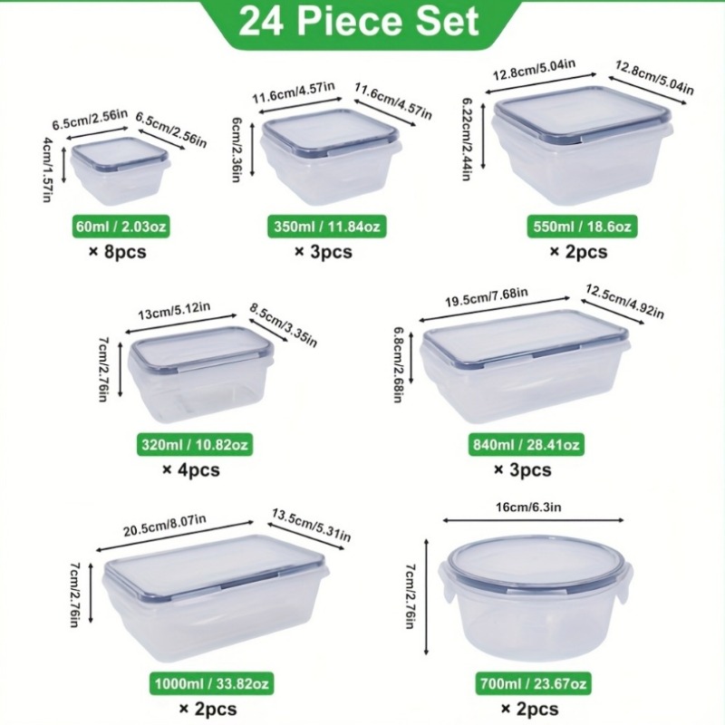 Set di 48 Contenitori per Alim - Meal Prep Glass Containers recensione e prezzo