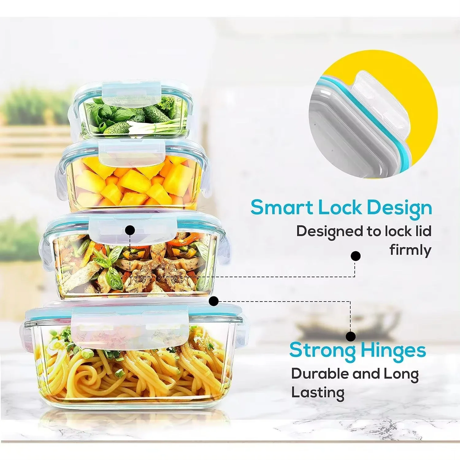 Contenitori per alimenti in ve - Meal Prep Glass Containers recensione e prezzo