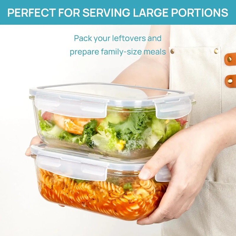 Set di contenitori in vetro pe - Meal Prep Jars With Lids recensione e prezzo