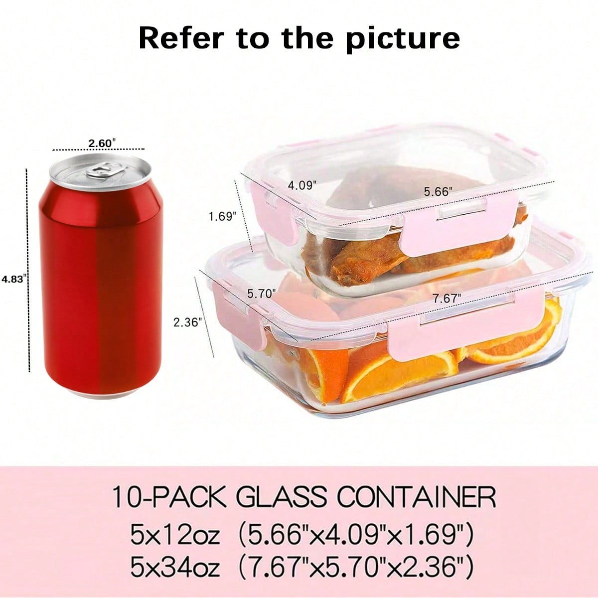 Set di 10 Contenitori in Vetro - Meal Prep Glass Containers recensione e prezzo