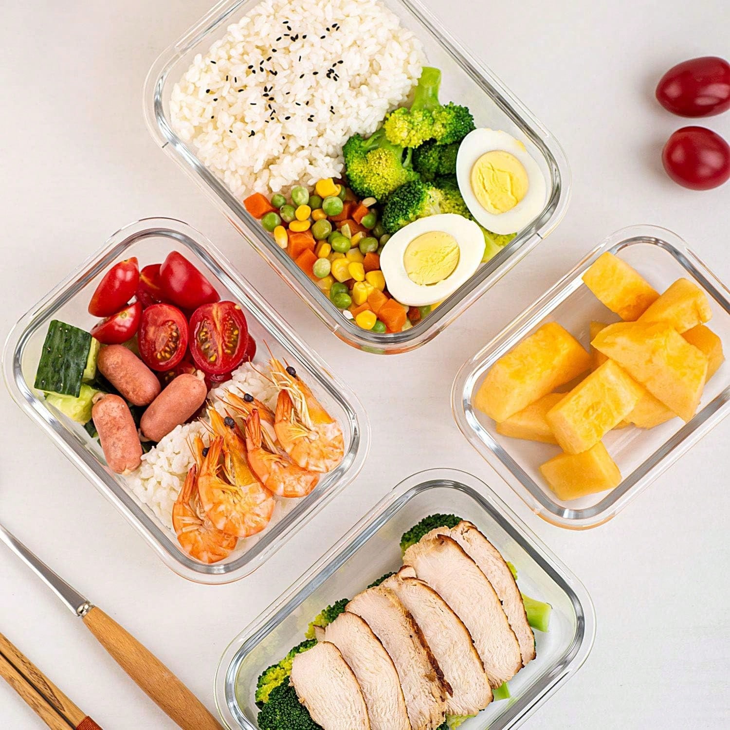Set di 10 Contenitori in Vetro - Meal Prep Glass Containers recensione e prezzo