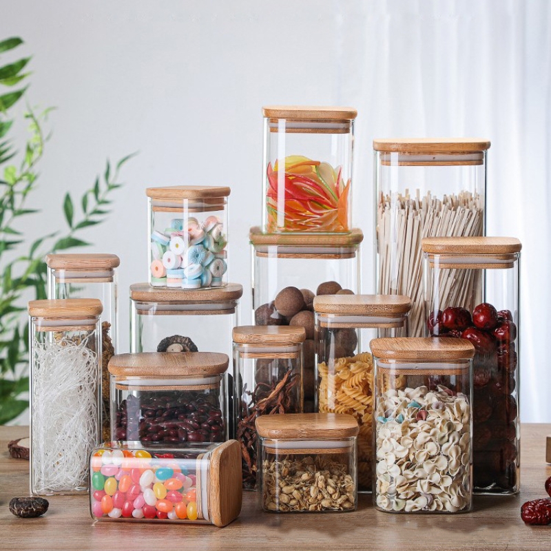 Lattine di vetro di bambù bott - Meal Prep Glass Containers recensione e prezzo